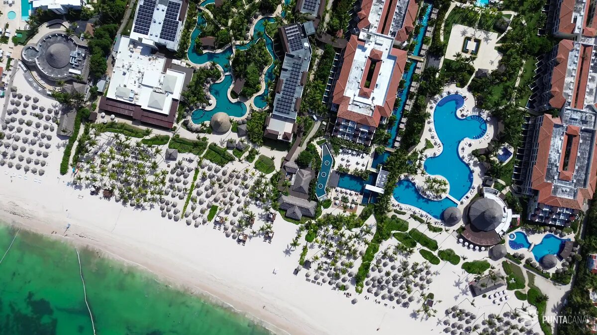 Punta Cana, drone view