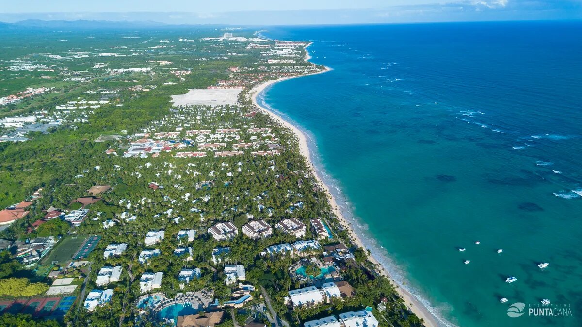 Punta Cana, drone view
